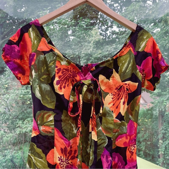 Tailor made Floral Dress, Size Small - Picture 2 of 4